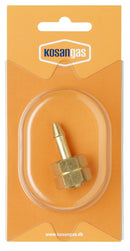 Slangespids, mellem- og højtryk, Rp 3/8 LH, Euro, konisk tilslutning